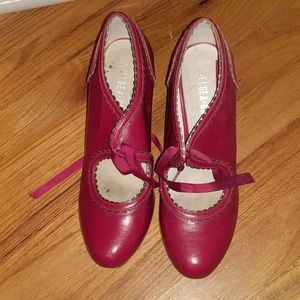 Red vintage like heels